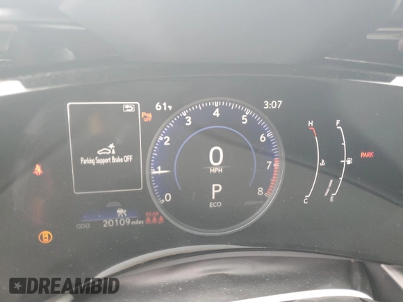 2024 Lexus NX 250 Premium with VIN 2T2GDCAZ3RC006908, listed as a Copart auction lot 88159635 with 20,109 mi miles and Salvage title. Bid and sale history available at DreamBid. Image 9.