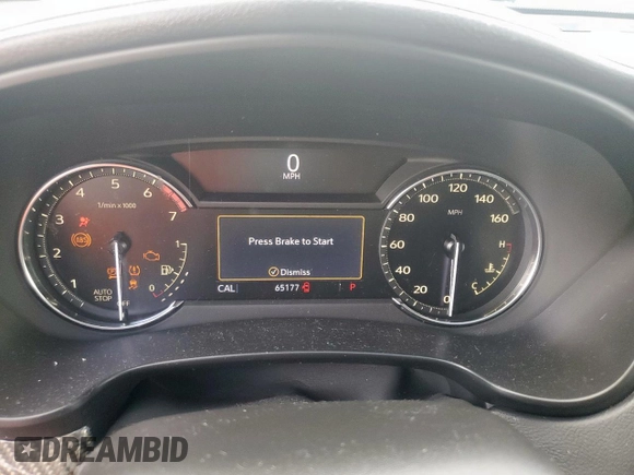 2020 Cadillac XT4 FWD Sport with VIN 1GYFZER45LF146781, listed as a Copart auction lot 59043685 with 65,177 mi miles and Salvage title. Bid and sale history available at DreamBid. Image 9.