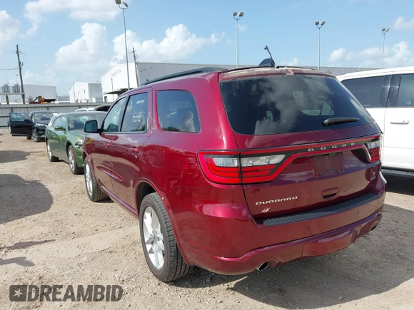 2023 Dodge Durango GT with VIN 1C4RDJDG7PC626520, listed as a IAAI auction lot 42549998 with 63,010 mi miles and . Bid and sale history available at DreamBid. Image 3.