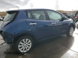 2016 Nissan LEAF SL with VIN 1N4BZ0CP8GC313075, listed as a Copart auction lot 86645824 with 38,002 mi miles and Salvage Title. Bid and sale history available at carsss.com. Image 3.