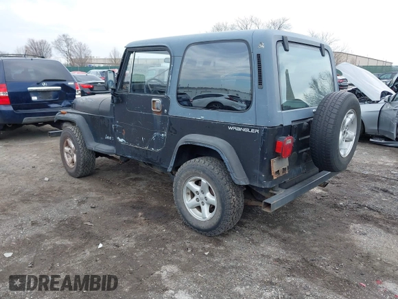 1993 Jeep Wrangler "S" with VIN 1J4FY19PXPP225417, listed as a IAAI auction lot 41820689 with 43,576 mi miles. Bid and sale history available at carsss.com. Image 3.