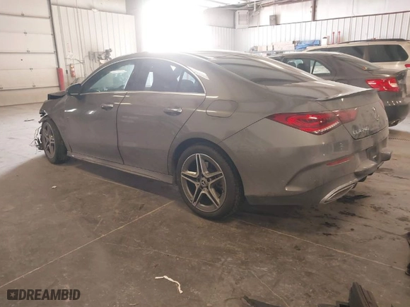 2022 Mercedes-Benz CLA with VIN W1K5J4HB6NN293676, listed as a IAAI auction lot 41394782 with 14,669 mi miles. Bid and sale history available at carsss.com. Image 3.