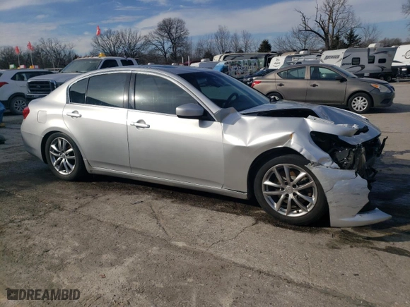 2011 Infiniti G25 Sedan x with VIN JN1DV6AR2BM653298, listed as a Copart auction lot 42736245 with 227,492 mi miles and Salvage Title. Bid and sale history available at carsss.com. Image 4.