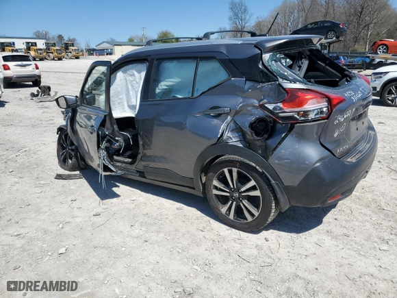 2019 Nissan Kicks SV with VIN 3N1CP5CU0KL510457, listed as a Copart auction lot 50760255 with 0 mi miles and Salvage Title. Bid and sale history available at carsss.com. Image 2.