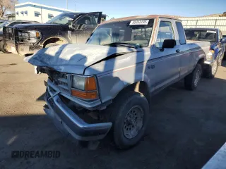 1991 Ford Ranger with VIN 1FTCR15T2MPA03393, listed as a Copart auction lot 89352295 with 28,308 mi miles and Salvage Title. Bid and sale history available at carsss.com. Image 1.