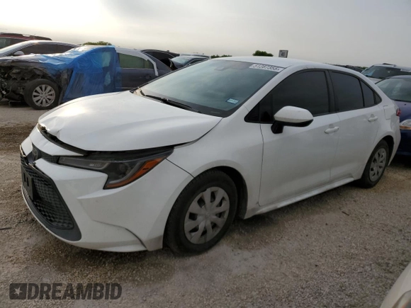 2021 Toyota Corolla L with VIN 5YFDPMAE2MP200095, listed as a Copart auction lot 51287355 with 61,471 mi miles and Salvage Title. Bid and sale history available at DreamBid. Image 1.