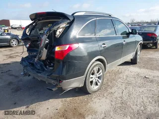 2012 Hyundai Veracruz Limited with VIN KM8NU4CC7CU194509, listed as a IAAI auction lot 41781645 with 257,344 mi miles. Bid and sale history available at carsss.com. Image 4.