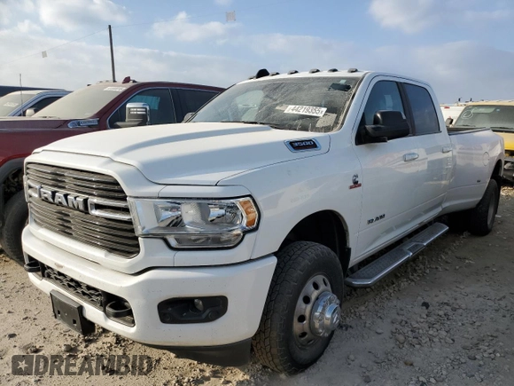 2020 Ram 3500 Big Horn with VIN 3C63RRHL0LG177225, listed as a Copart auction lot 44219355 with 230,663 mi miles and Clean Title. Bid and sale history available at carsss.com. Image 1.