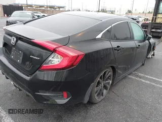 2020 Honda Civic Sedan Sport with VIN 2HGFC2F85LH592247, listed as a IAAI auction lot 41232287 with 77,624 mi miles. Bid and sale history available at carsss.com. Image 4.