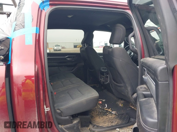 2022 Ram 1500 Big Horn with VIN 1C6RREFT4NN119974, listed as a IAAI auction lot 42162712 with 123,724 mi miles and . Bid and sale history available at DreamBid. Image 8.