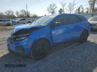 2024 Chevrolet Equinox LS with VIN 3GNAXHEG7RL235751, listed as a Copart auction lot 47374465 with Not provided miles and Non repairable. Bid and sale history available at DreamBid. Image 1.