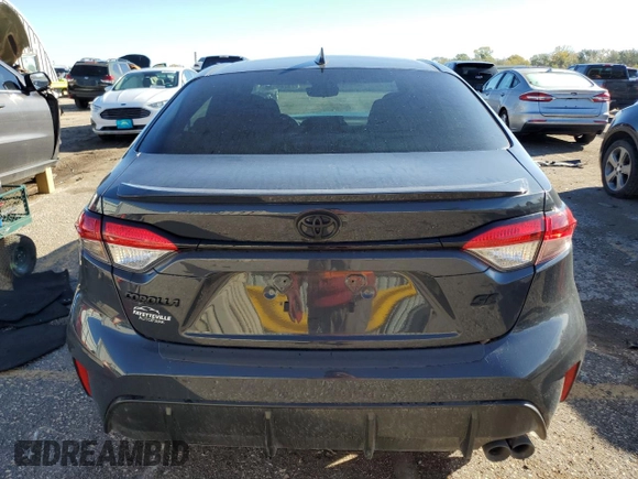 2023 Toyota Corolla SE with VIN 5YFS4MCE3PP156142, listed as a Copart auction lot 79765154 with 14,369 mi miles and Salvage Title. Bid and sale history available at carsss.com. Image 6.