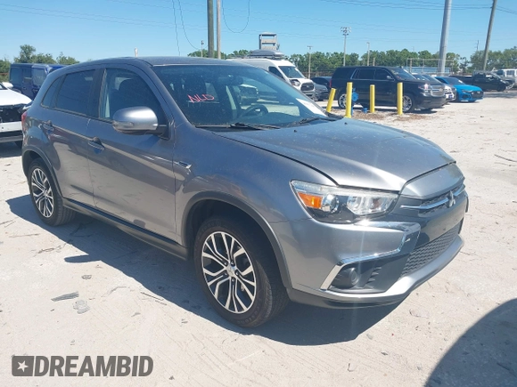 2019 Mitsubishi Outlander Sport ES 2.0 with VIN JA4AP3AUXKU028672, listed as a IAAI auction lot 41865384 with 145,783 mi miles. Bid and sale history available at carsss.com. Image 1.