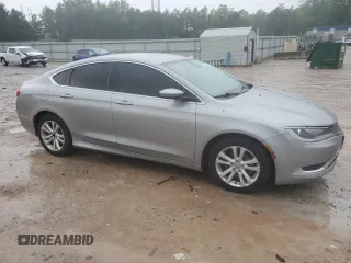 2015 Chrysler 200 Limited with VIN 1C3CCCAB1FN671201, listed as a Copart auction lot 56229075 with 240,888 mi miles and Salvage title. Bid and sale history available at DreamBid. Image 4.