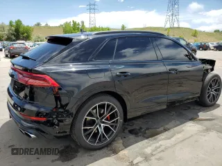 2021 Audi SQ8 Prestige z VIN WA1CWBF1XMD001592, wystawiony jako Copart lot #55723694 z przebiegiem 24 528 mil mil oraz Szkoda całkowita • Salvage title. Historia ofert i sprzedaży dostępna na DreamBid. Obrazek 3.