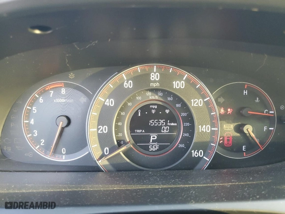 2016 Honda Accord Sedan Sport with VIN 1HGCR2F52GA065116, listed as a Copart auction lot 51277135 with 155,351 mi miles and Salvage Title. Bid and sale history available at carsss.com. Image 9.