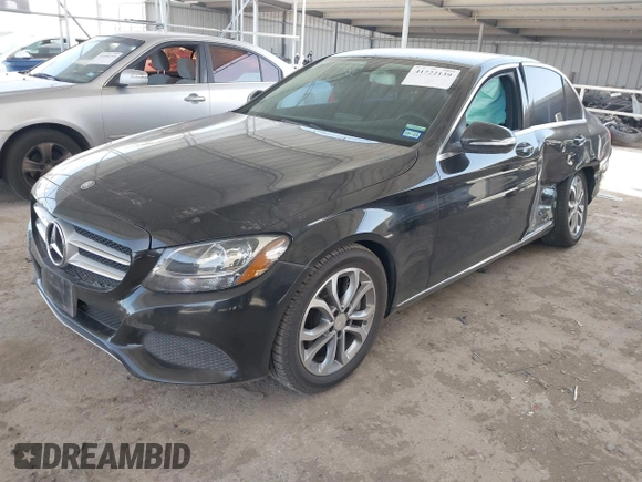 2015 Mercedes-Benz C-Class C 300 with VIN 55SWF4JB3FU071427, listed as a IAAI auction lot 41722139 with 130,966 mi miles. Bid and sale history available at carsss.com. Image 17.