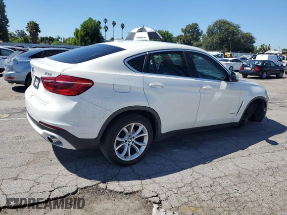 2016 BMW X6 sDrive35i with VIN 5UXKU0C55G0F92740, listed as a Copart auction lot 65639533 with 84,708 mi miles. Bid and sale history available at carsss.com. Image 3.