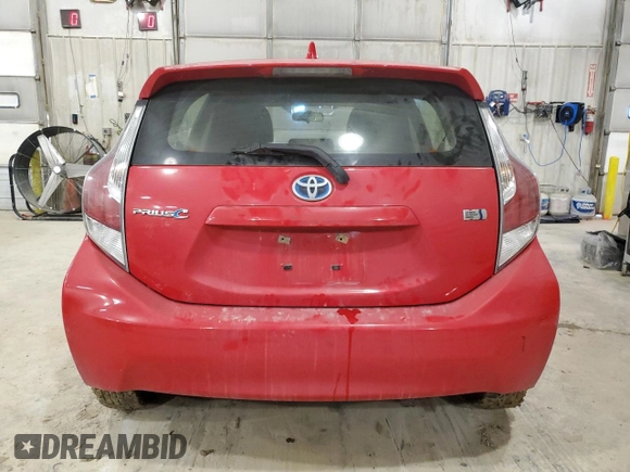 2015 Toyota Prius One with VIN JTDKDTB3XF1108716, listed as a Copart auction lot 42962355 with 75,133 mi miles and Salvage Title. Bid and sale history available at DreamBid. Image 6.