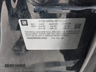 2017 Cadillac ATS AWD z VIN 1G6AG5RX6H0126052, wystawiony jako IAAI lot #41327350 z przebiegiem Nie podano mil oraz . Historia ofert i sprzedaży dostępna na DreamBid. Obrazek 9.