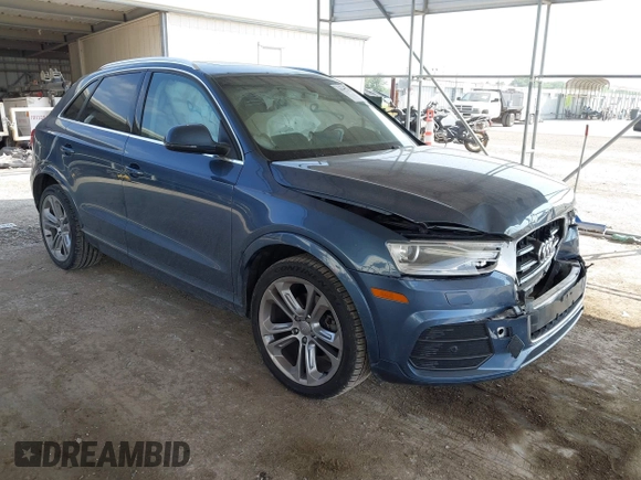 2016 Audi Q3 Premium Plus z VIN WA1EFCFS9GR008435, wystawiony jako IAAI lot #41947710 z przebiegiem 112 770 mil mil oraz . Historia ofert i sprzedaży dostępna na DreamBid. Obrazek 1.