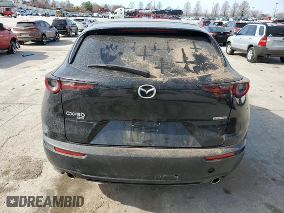 2021 Mazda CX-30 Preferred with VIN 3MVDMBCL6MM221823, listed as a Copart auction lot 48484195 with 0 mi miles and Salvage Title. Bid and sale history available at carsss.com. Image 6.