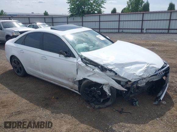 2013 Audi A6 Premium Plus with VIN WAUDFAFCXDN025548, listed as a IAAI auction lot 42607045 with 121,954 mi miles and . Bid and sale history available at DreamBid. Image 1.