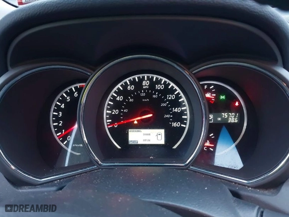 2013 Nissan Murano SL with VIN JN8AZ1MW1DW321888, listed as a IAAI auction lot 41138265 with 75,701 mi miles. Bid and sale history available at carsss.com. Image 7.