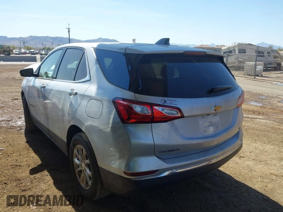 2020 Chevrolet Equinox LT with VIN 3GNAXKEV3LS606963, listed as a IAAI auction lot 41611757 with 72,535 mi miles and . Bid and sale history available at carsss.com. Image 3.