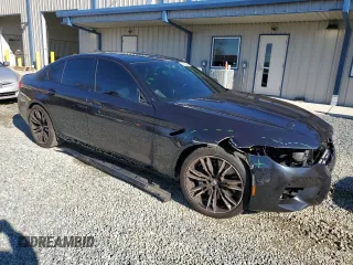 2020 BMW M5 Competition with VIN WBSJF0C01LCD36012, listed as a Copart auction lot 86910424 with 33,912 mi miles and Salvage Title. Bid and sale history available at carsss.com. Image 4.
