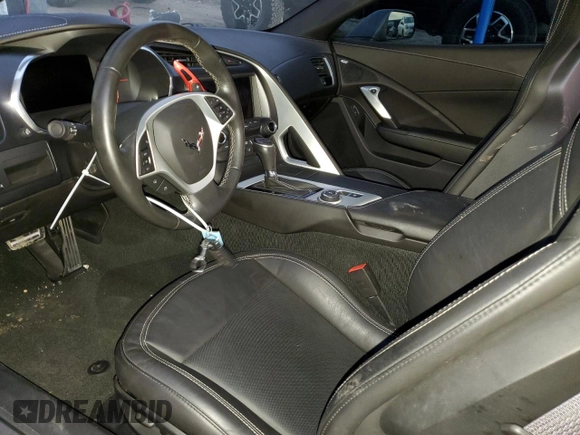2015 Chevrolet Corvette 1LT with VIN 1G1YB2D71F5114268, listed as a Copart auction lot 79679904 with 0 mi miles and Salvage Title. Bid and sale history available at carsss.com. Image 8.