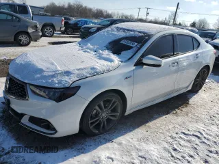 2020 Acura TLX w/A-Spec Pkg with VIN 19UUB1F63LA011748, listed as a Copart auction lot 87382834 with 0 mi miles and Salvage Title. Bid and sale history available at carsss.com. Image 1.