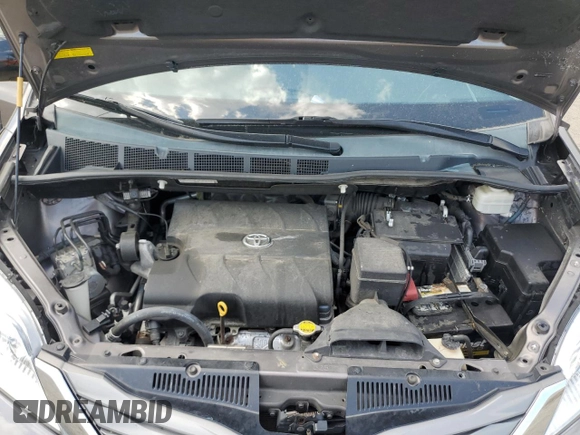 2012 Toyota Sienna XLE AAS with VIN 5TDYK3DC6CS248919, listed as a Copart auction lot 55470505 with 79,761 mi miles and Salvage title. Bid and sale history available at DreamBid. Image 12.