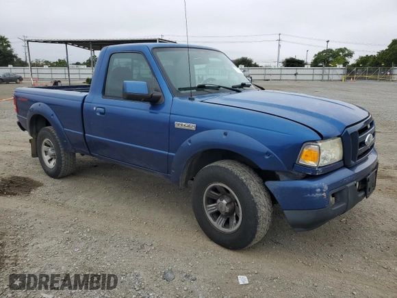 2007 Ford Ranger XL with VIN 1FTYR10U07PA58838, listed as a Copart auction lot 58838005 with 84,099 mi miles and Salvage title. Bid and sale history available at DreamBid. Image 4.