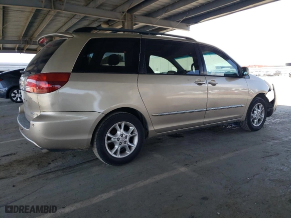 2004 Toyota Sienna XLE with VIN 5TDZA22C64S125370, listed as a Copart auction lot 51349845 with 142,060 mi miles and Salvage Title. Bid and sale history available at carsss.com. Image 3.