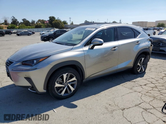 2019 Lexus NX 300 with VIN JTJBARBZ3K2216743, listed as a Copart auction lot 64816845 with 7,809 mi miles and Salvage title. Bid and sale history available at DreamBid. Image 1.