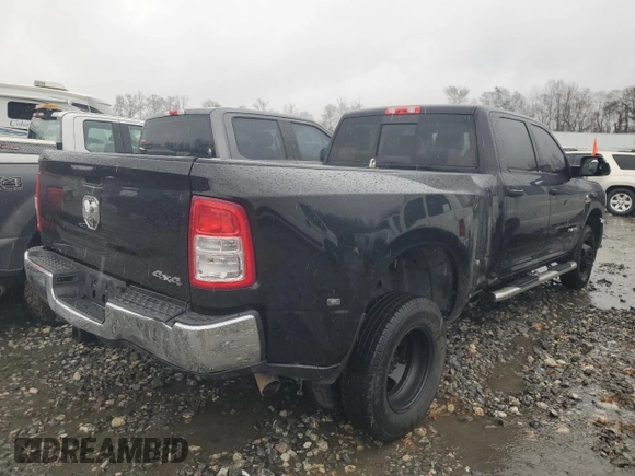 2019 Ram 3500 Tradesman with VIN 3C63RRGL9KG629043, listed as a Copart auction lot 45324165 with 0 mi miles and Salvage Title. Bid and sale history available at carsss.com. Image 3.
