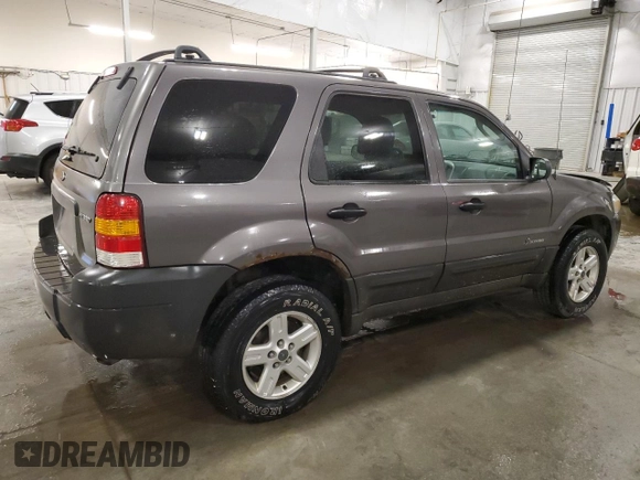 2005 Ford Escape Hybrid with VIN 1FMYU96H95KD66183, listed as a Copart auction lot 76875164 with 175,230 mi miles and Salvage title. Bid and sale history available at DreamBid. Image 3.