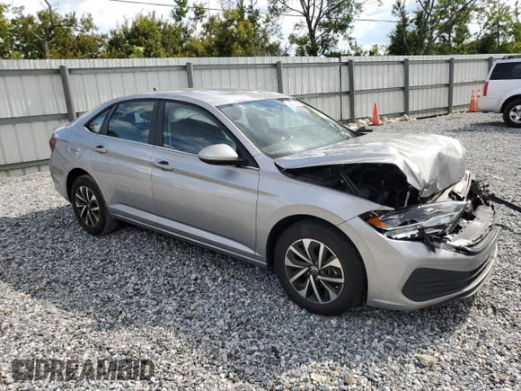 2023 Volkswagen Jetta S with VIN 3VW5M7BU0PM026511, listed as a Copart auction lot 62201605 with 19,805 mi miles and Salvage title. Bid and sale history available at DreamBid. Image 4.