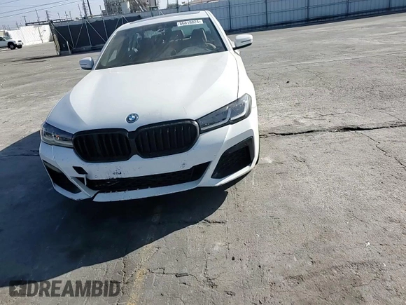2023 BMW 5 Series 530e with VIN WBA13AG02PCL73814, listed as a Copart auction lot 86818824 with Not provided miles and Salvage title. Bid and sale history available at DreamBid. Image 10.