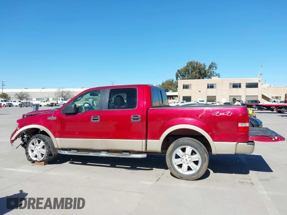 2008 Ford F-150 XLT with VIN 1FTPW14508FA60278, listed as a IAAI auction lot 41868870 with 118,222 mi miles. Bid and sale history available at carsss.com. Image 15.