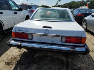 1989 Mercedes-Benz 560 with VIN WDBBA48D0KA098625, listed as a Copart auction lot 73863784 with 30,648 mi miles and Salvage Title. Bid and sale history available at carsss.com. Image 6.