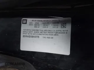 2013 Chevrolet Camaro LS z VIN 2G1FA1E31D9137775, wystawiony jako IAAI lot #42116988 z przebiegiem 298 764 mil mil oraz . Historia ofert i sprzedaży dostępna na DreamBid. Obrazek 9.