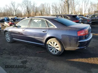 2010 Audi A8 with VIN WAURVAFA2AN008181, listed as a Copart auction lot 88643975 with 109,506 mi miles and Salvage title. Bid and sale history available at DreamBid. Image 2.