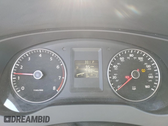 2014 Volkswagen Jetta SE with VIN 3VWD17AJ2EM322087, listed as a Copart auction lot 62571155 with 71,884 mi miles and Salvage title. Bid and sale history available at DreamBid. Image 9.