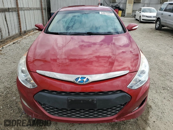 2012 Hyundai Sonata Hybrid with VIN KMHEC4A45CA056029, listed as a Copart auction lot 54875065 with 180,025 mi miles and Clean Title. Bid and sale history available at DreamBid. Image 5.