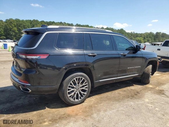 2021 Jeep Grand Cherokee L Summit Reserve with VIN 1C4RJKEG2M8111257, listed as a Copart auction lot 72387194 with 39,010 mi miles and Salvage Title. Bid and sale history available at carsss.com. Image 3.