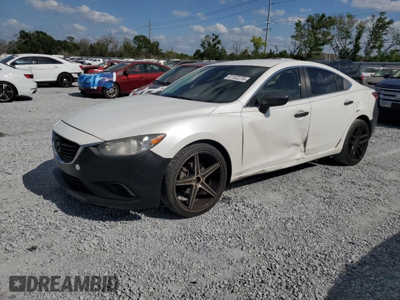 2016 Mazda 6 i Sport with VIN JM1GJ1U59G1456171, listed as a Copart auction lot 51102275 with 182,962 mi miles and Salvage Title. Bid and sale history available at DreamBid. Image 1.
