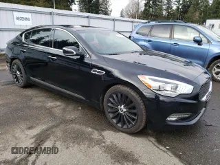 2015 Kia K900 Luxury with VIN KNALW4D46F6017436, listed as a Copart auction lot 44897925 with 63,506 mi miles and Salvage Title. Bid and sale history available at carsss.com. Image 4.
