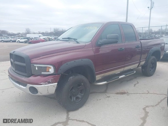 2003 Dodge Ram 1500 ST with VIN 1D7HU18D43J629124, listed as a IAAI auction lot 40912324 with 171,288 mi miles. Bid and sale history available at carsss.com. Image 2.